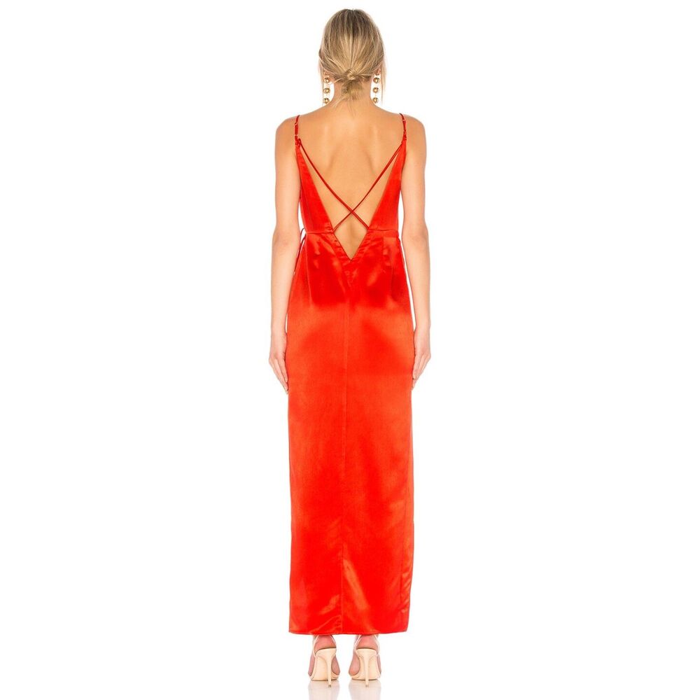 Privacy Please -Hansini Gown - Red Orange - XS
